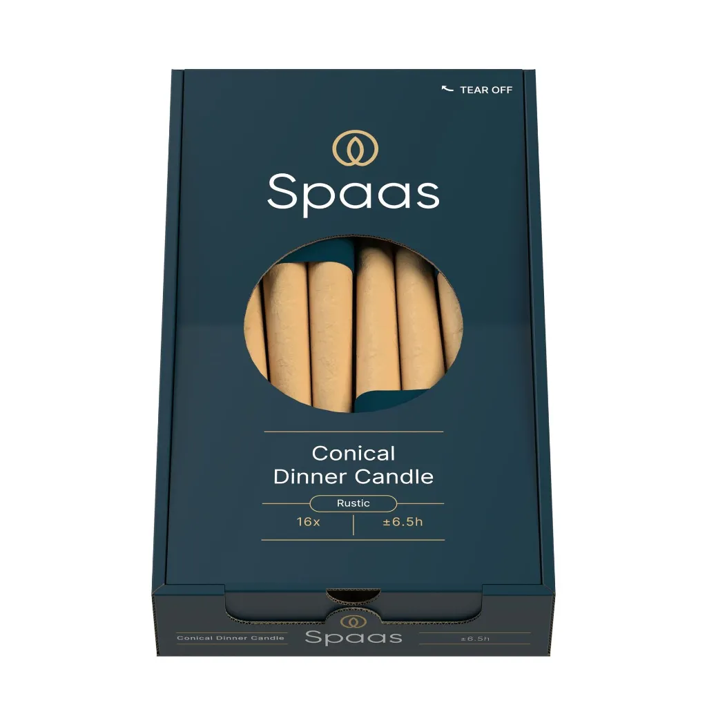 Conische Dinerkaars Kaars Sand - 0633259.809_4.webp