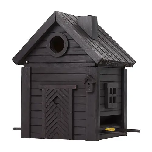 [WIG-WG1127] Vogelvoederhuisje Design Carbon Black