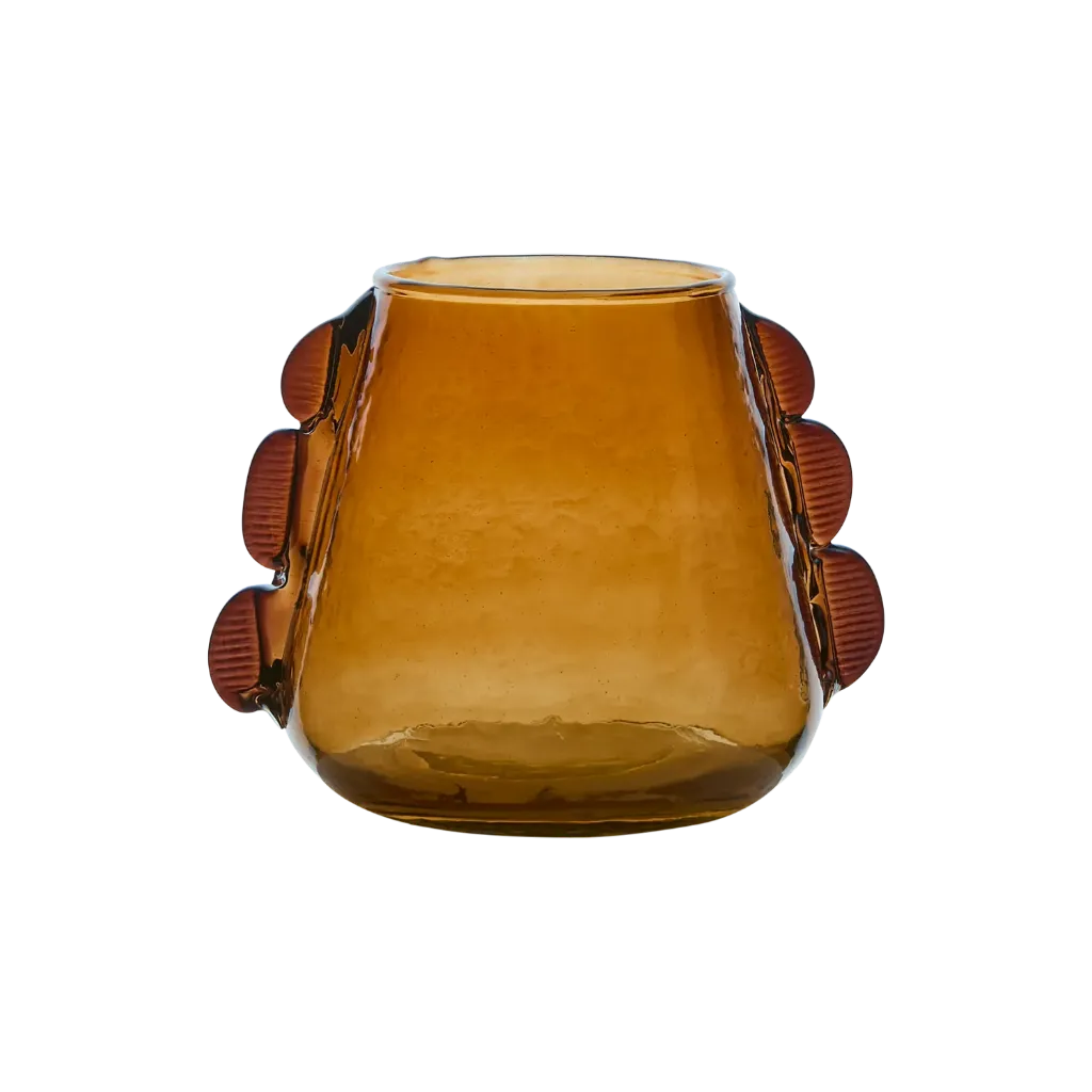 [AOS-811-954-00] Mimosa Theelichthouder Amber