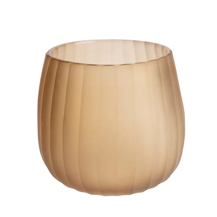 Tyra Theelichthouder Beige M