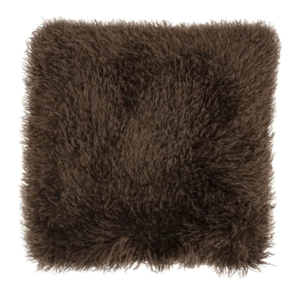 Doodly Sierkussen Dark Brown