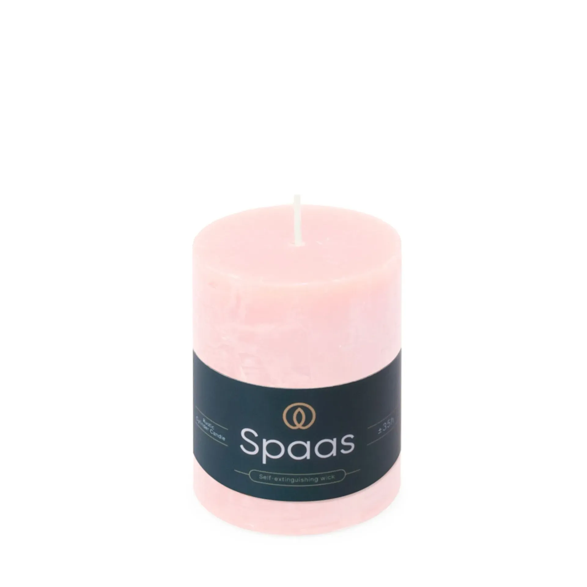Rustieke Cilinderkaars Roze M