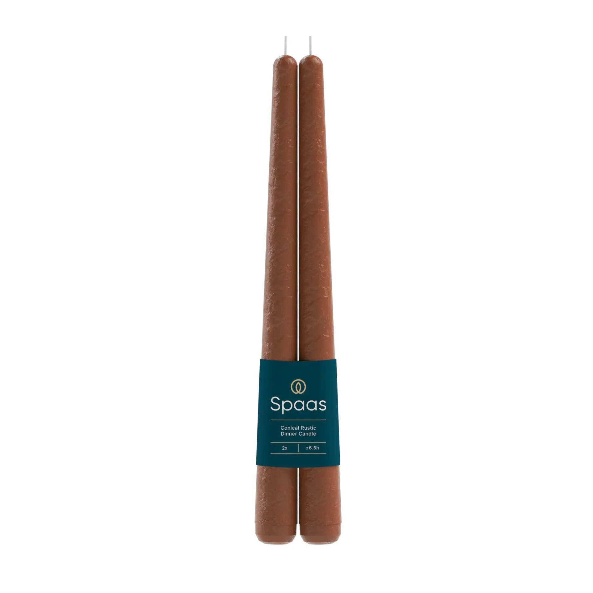 Conische Dinerkaars Kaars Cognac