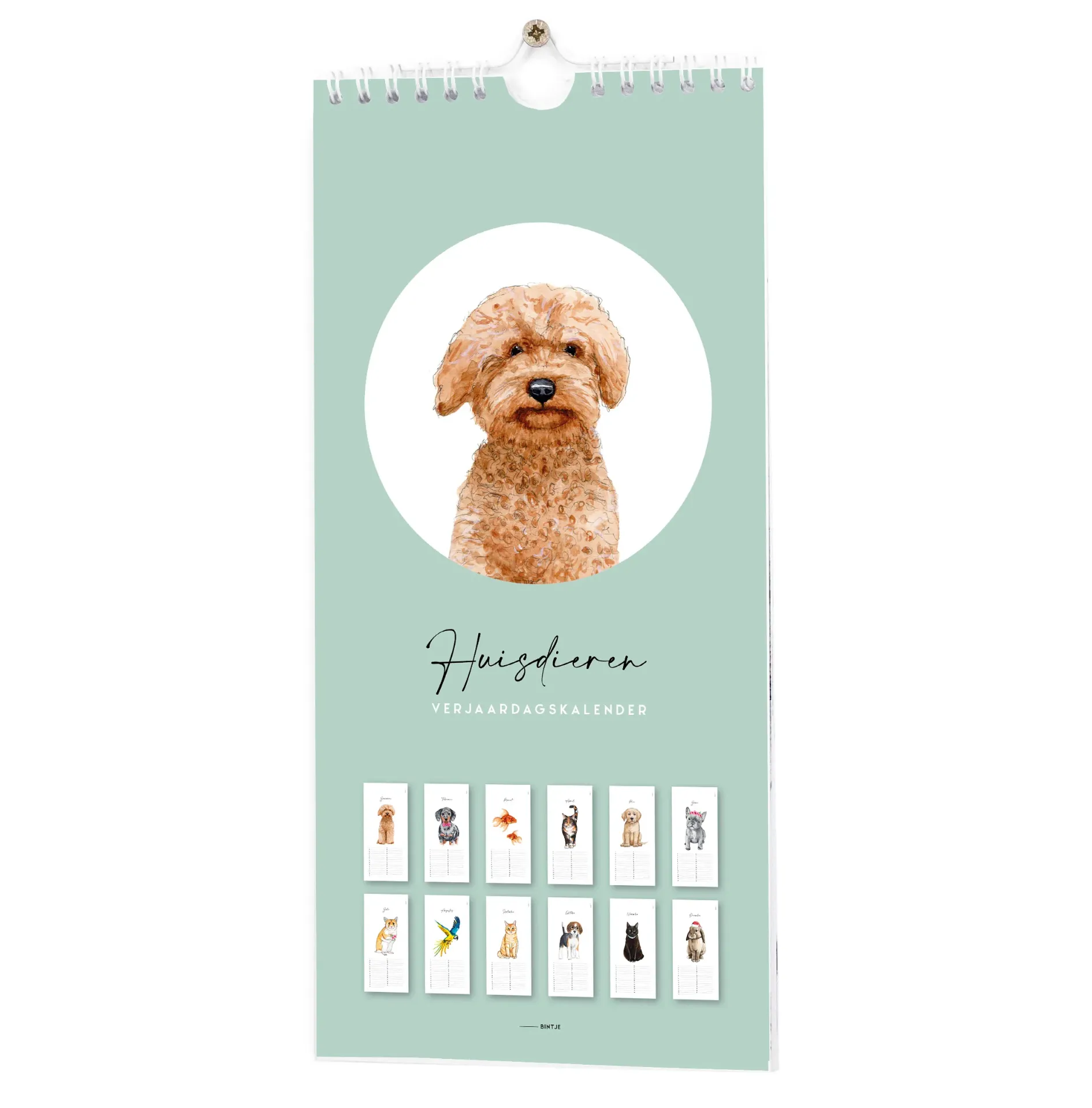 [M&B-KalenderDieren] Kalender Verjaardag Huisdieren